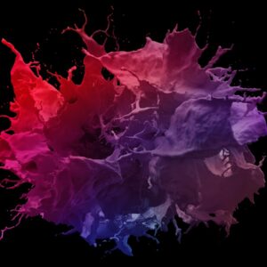 purple and blue smoke illustration