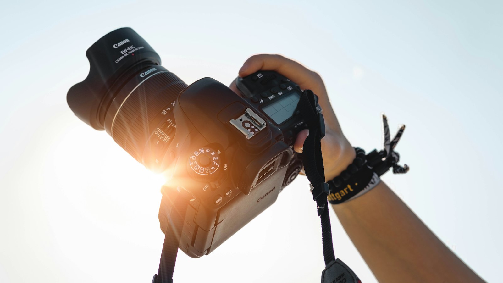 a person holding a camera up to take a picture